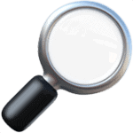 【絵文字】虫眼鏡 Magnifier Magnifying Glass