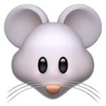 【絵文字】ネズミ 鼠 ねずみ Mouse Face